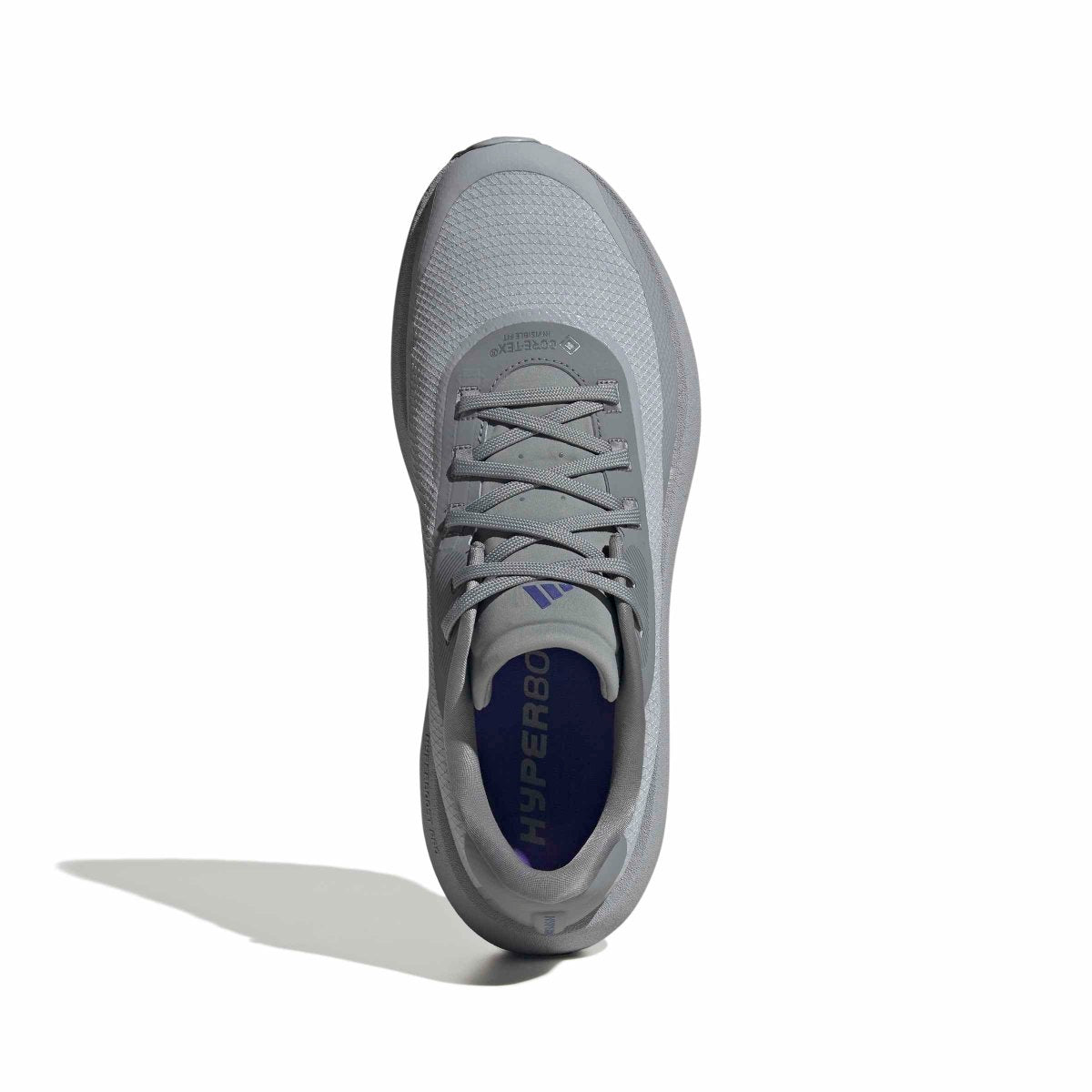 adidas Men's Hyperboost GTX Running Shoes - Halo Silver/Solar Purple