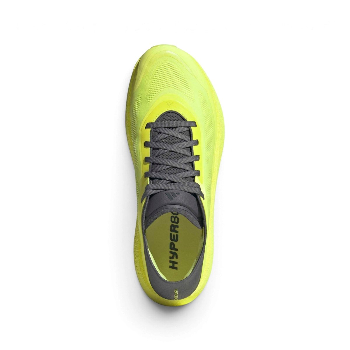 adidas Men's Hyperboost Run Running Shoes - High-Res Yellow/Iron Met/Grey