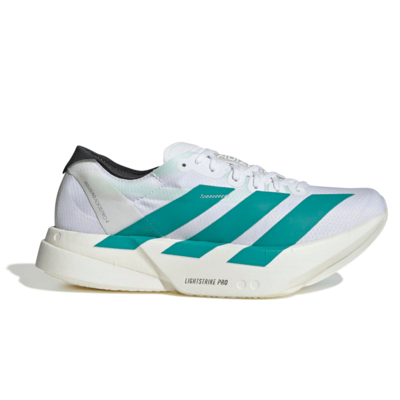 adidas Women's Adizero Adios Pro 4 - Cloud White/Pure Teal/Carbon