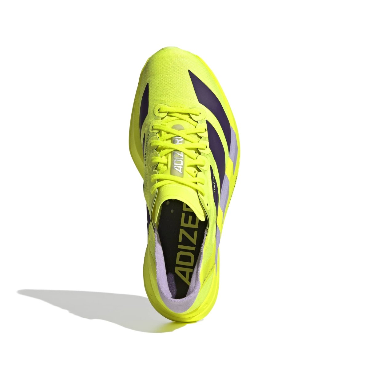 adidas Women's Adizero Adios Pro 4 Running Shoes - Solar Yellow/Aurora Plum/Powder Plum