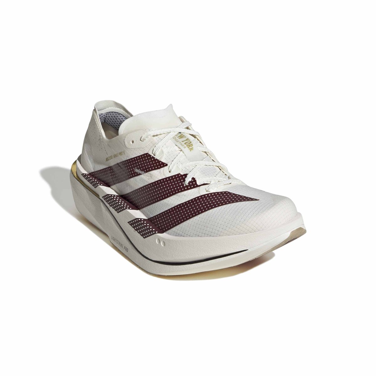 adidas Women's Adizero Adios Pro 5 Running Shoes - Off White/Shadow Red/Team Royal