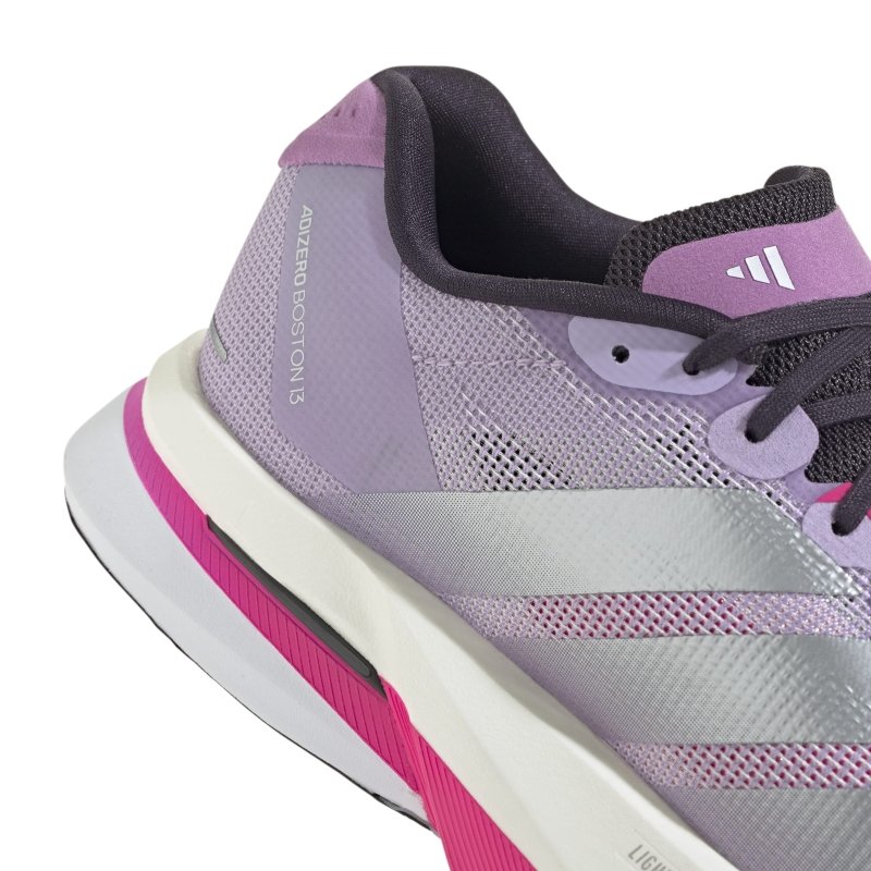 adidas Women's Adizero Boston 13 - Powder Plum/Silver Met./Shock Pink