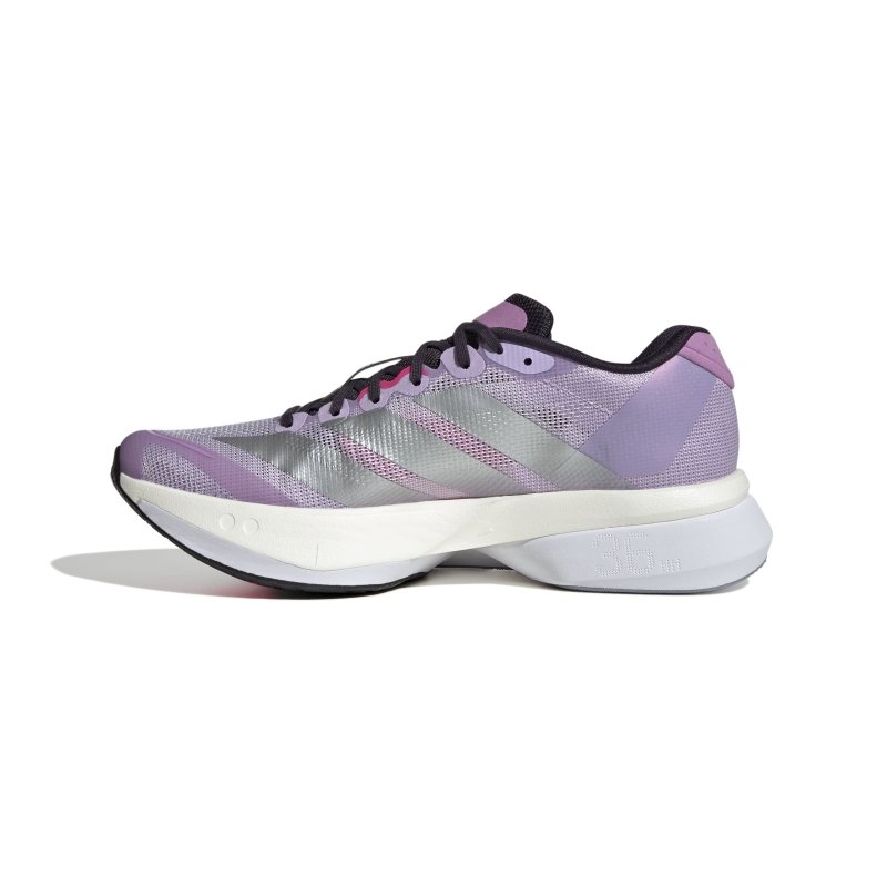 エマーソン adidas Men's Adizero Boston 13 - Purple Burst/Silver Met