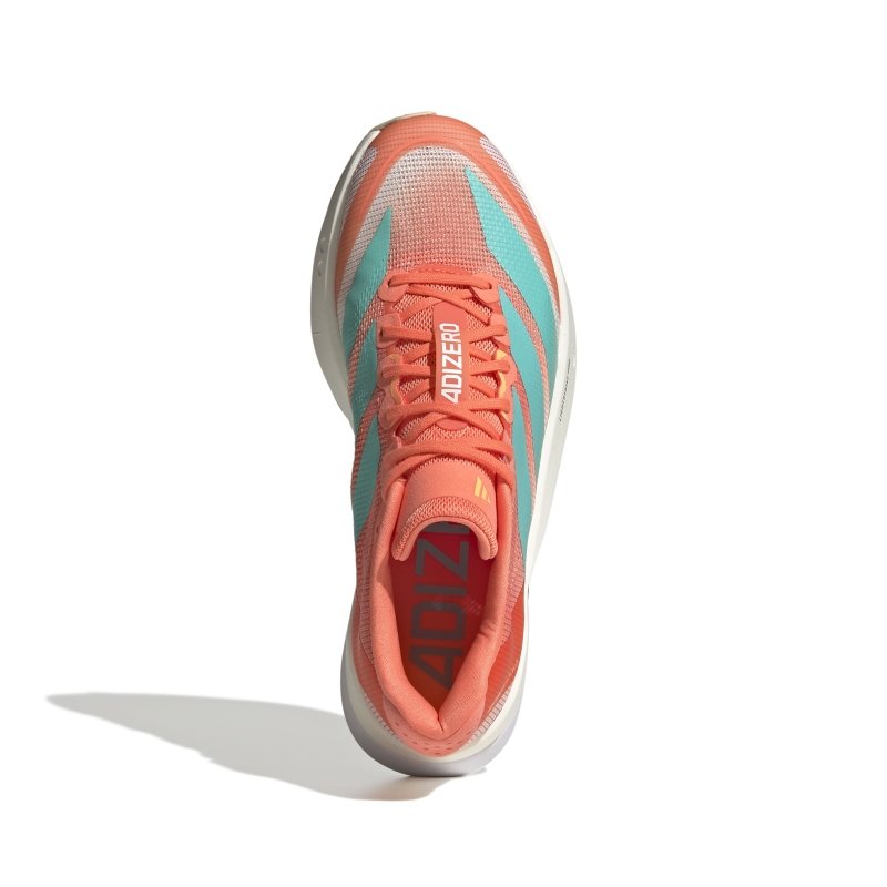 adidas Women's Adizero Boston 13 Running Shoes – Coral/Aqua/Orange