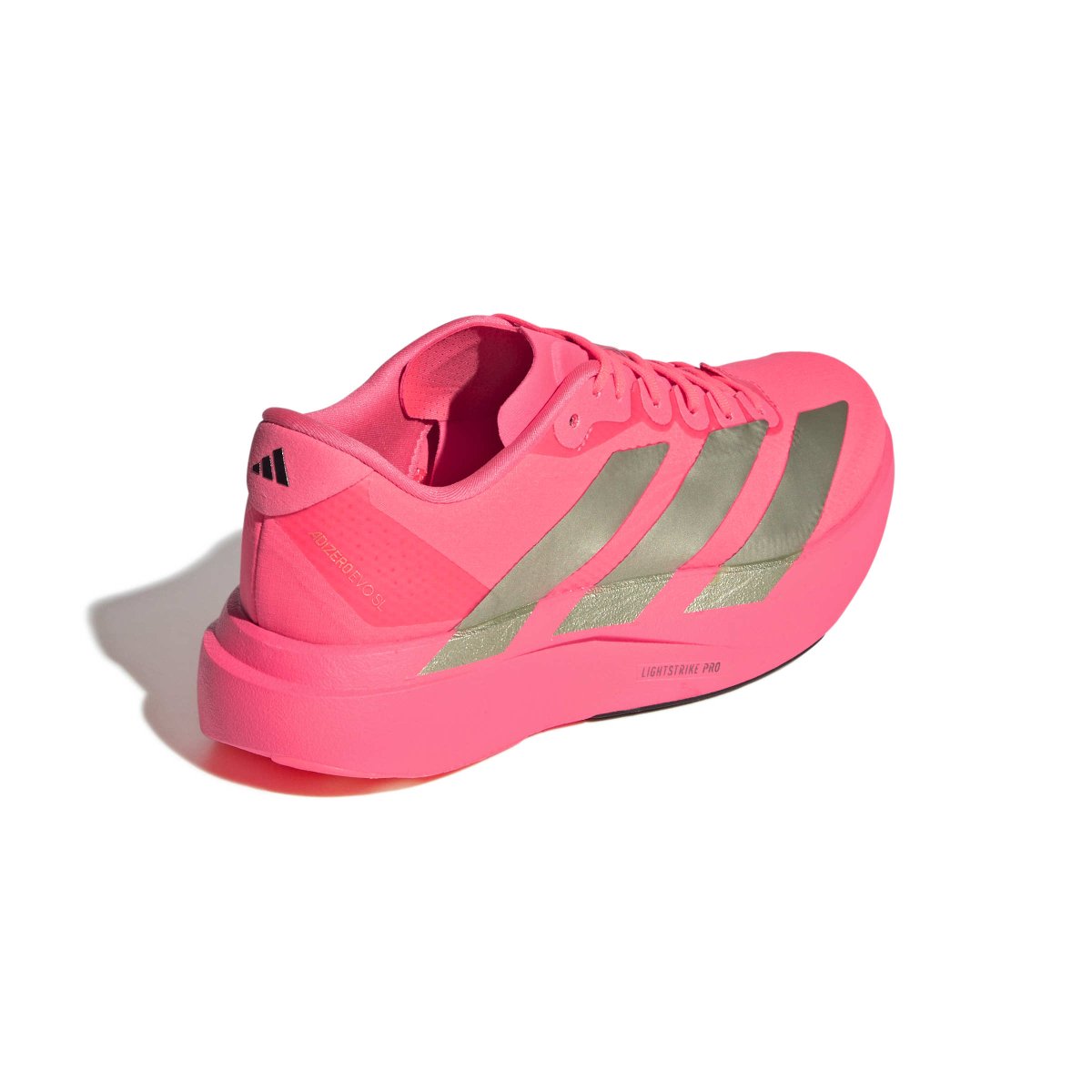 adidas Women's Adizero EVO SL Woven Running Shoes - Solar Turbo/Black/Carbon