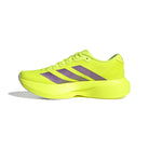 adidas Women's Adizero EVO SL Woven Running Shoes - Solar Yellow/Aurora Plum/Powder Plum