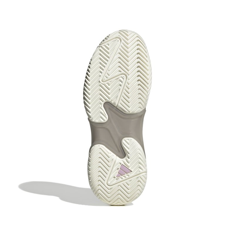 adidas Women's Barricade 13 Tennis Shoe – White/Powder Plum