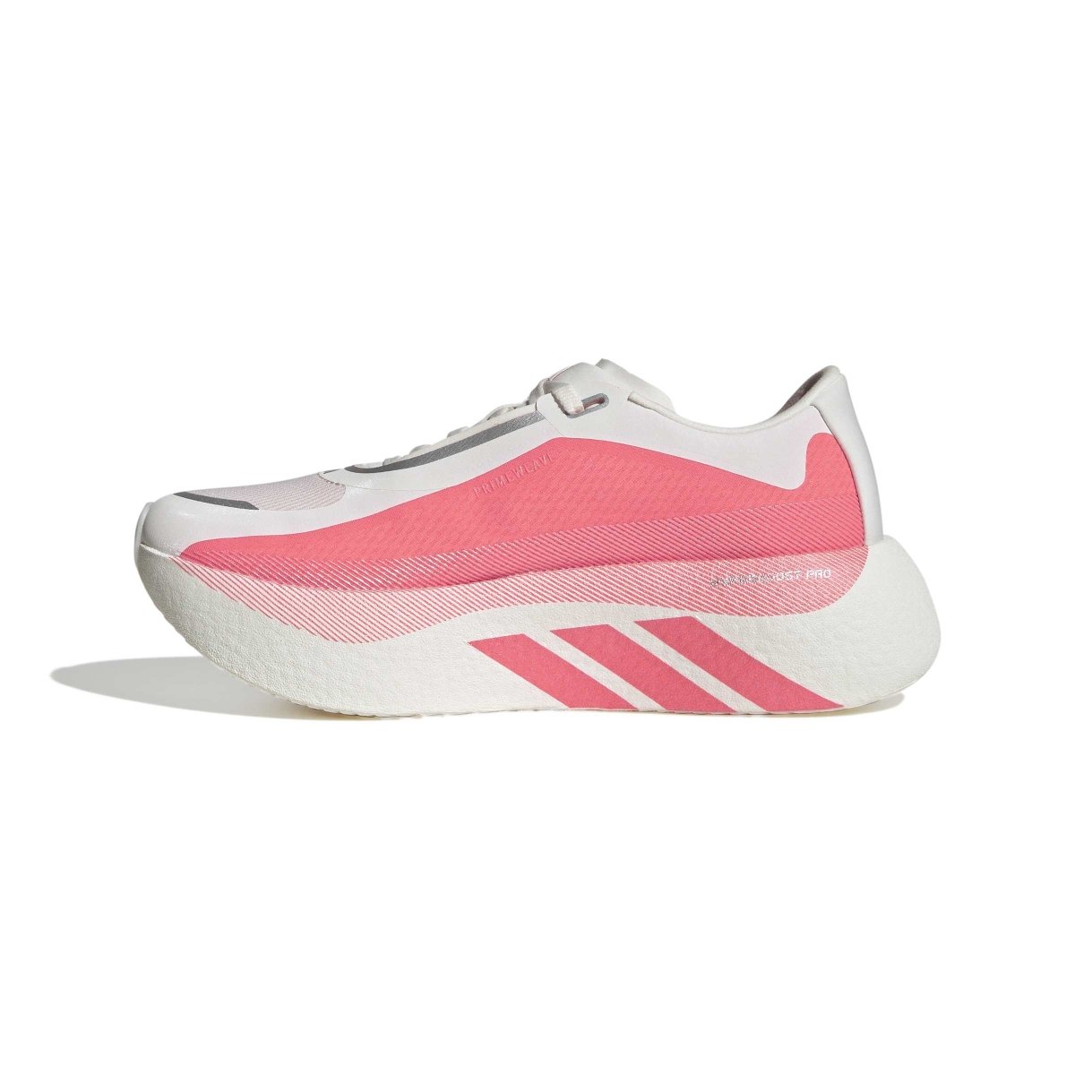 adidas Women's Hyperboost Edge Running Shoes - White/Hyper White/Solar Turbo