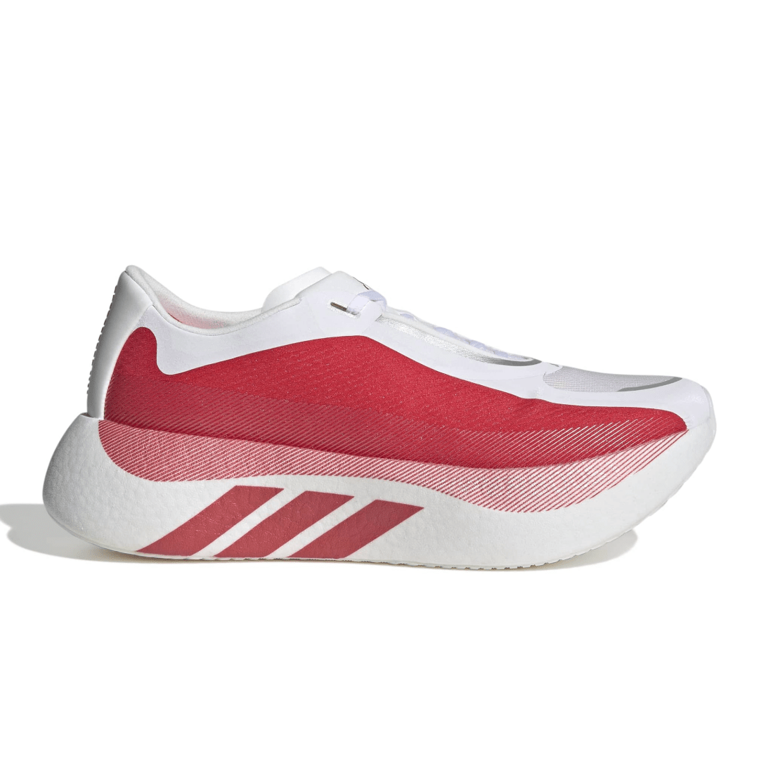 adidas Women's Hyperboost Edge Running Shoes - White/Pure Ruby/Zero Met