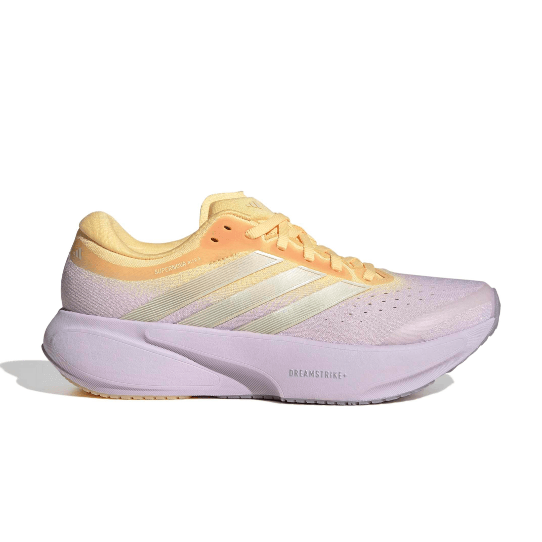 adidas Women's Supernova Rise 3 Running Shoes - Ice Lavender/Ice Gold Met/Ice Tangerine
