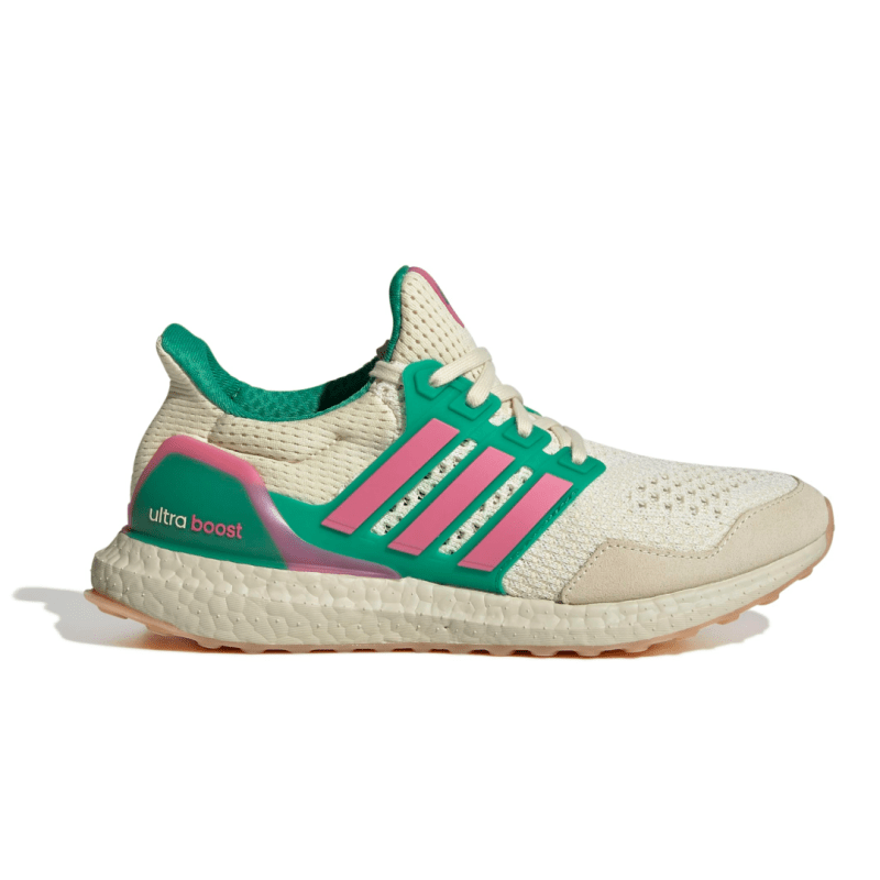 adidas Women's Ultraboost Off White/Pink Fusion/Court Green
