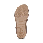 Aetrex Women's Jillian Braided Quarter Strap Sandal - Walnut