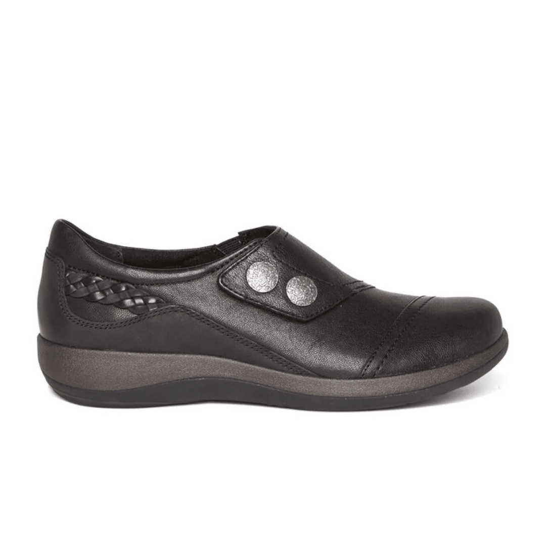 Aetrex Women's Karina Monk Strap - Black