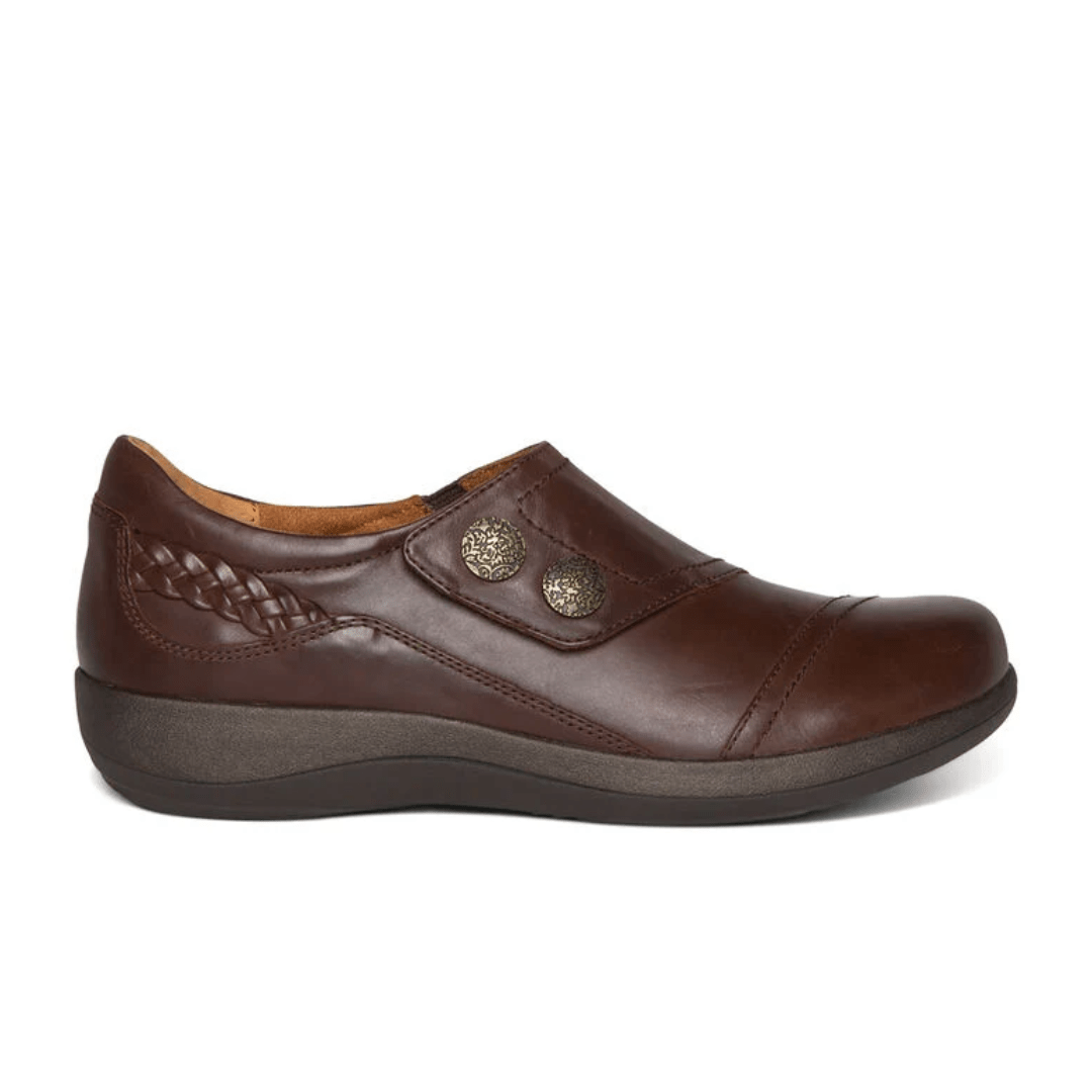 Aetrex Women's Karina Monk Strap - Brown