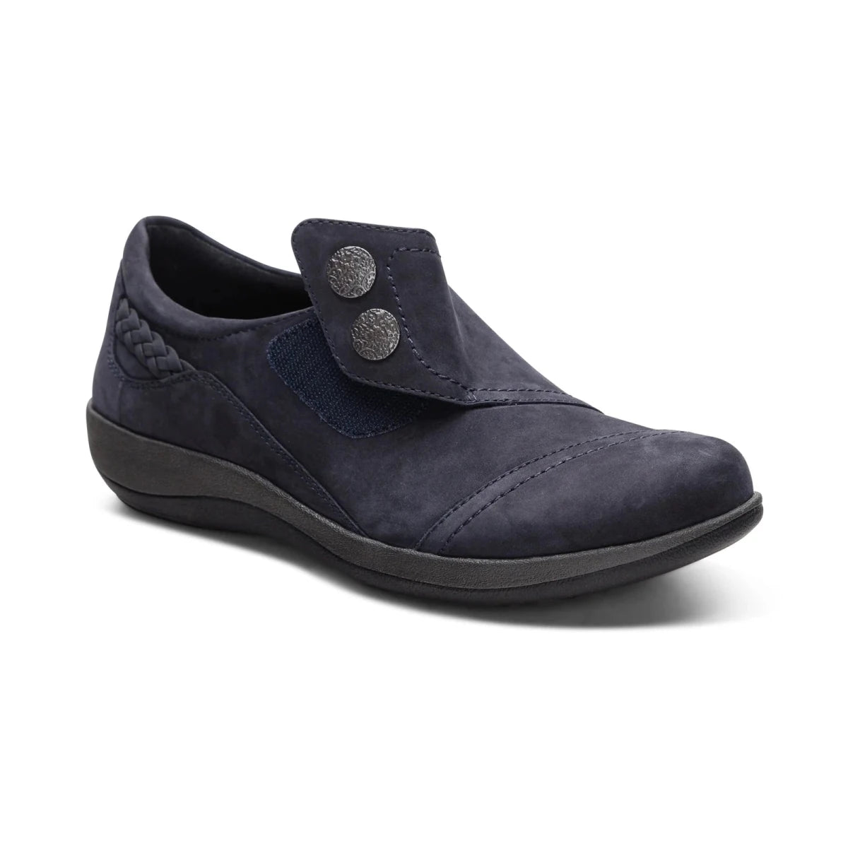 Aetrex Women's Karina Monk Strap - Navy