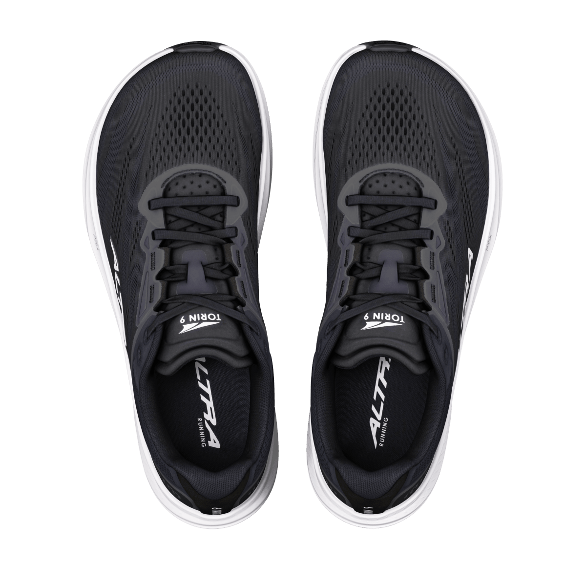 Altra Men's Torin 9 Running Shoes - Black/White/Black