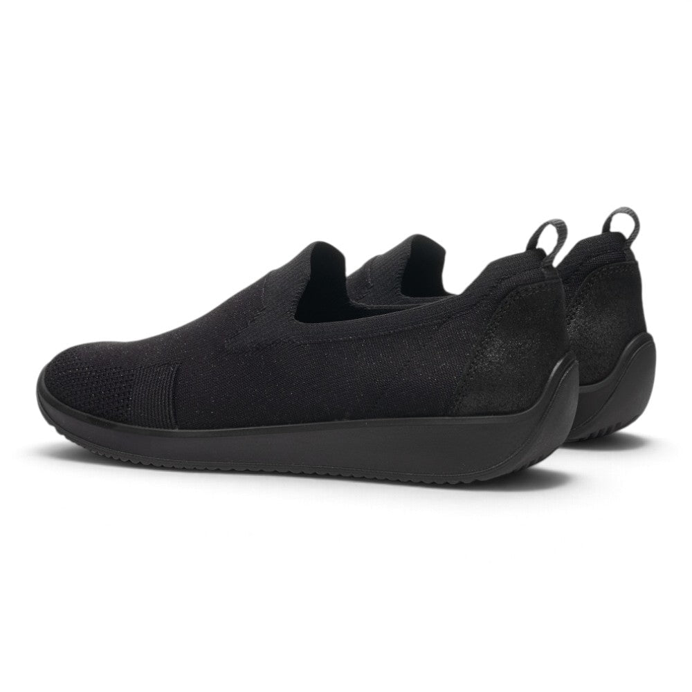 Ara Women's Leena 3 Slip-On Sneaker - Black Metallic