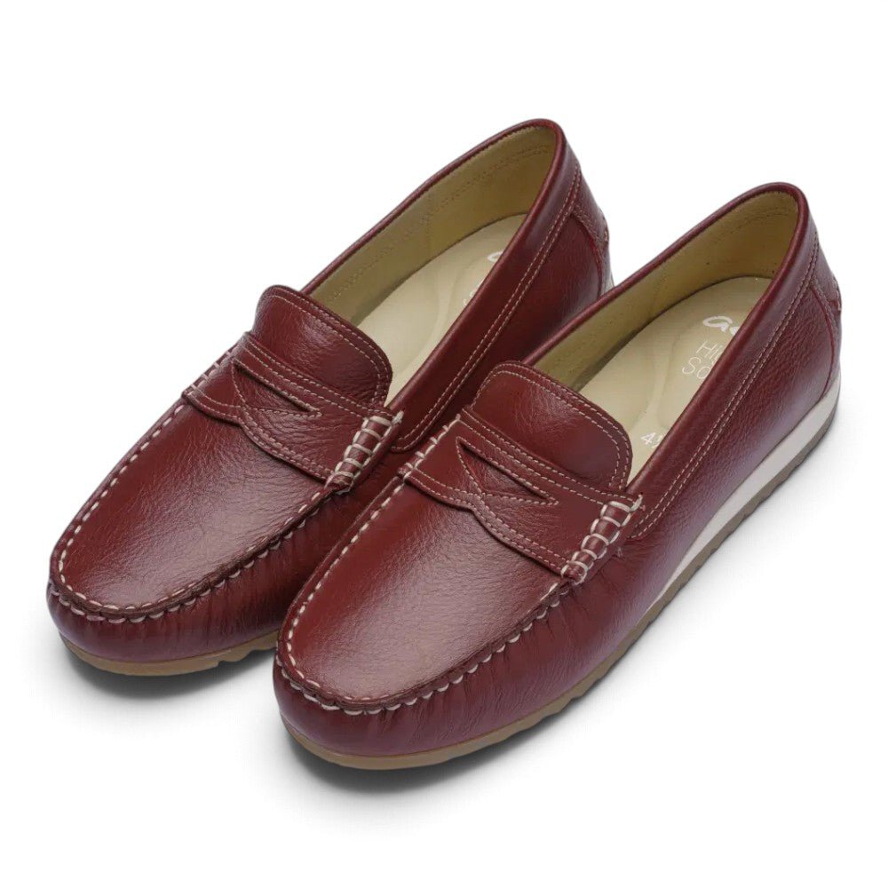 Ara Women's Nomad Loafers - Cherry Red