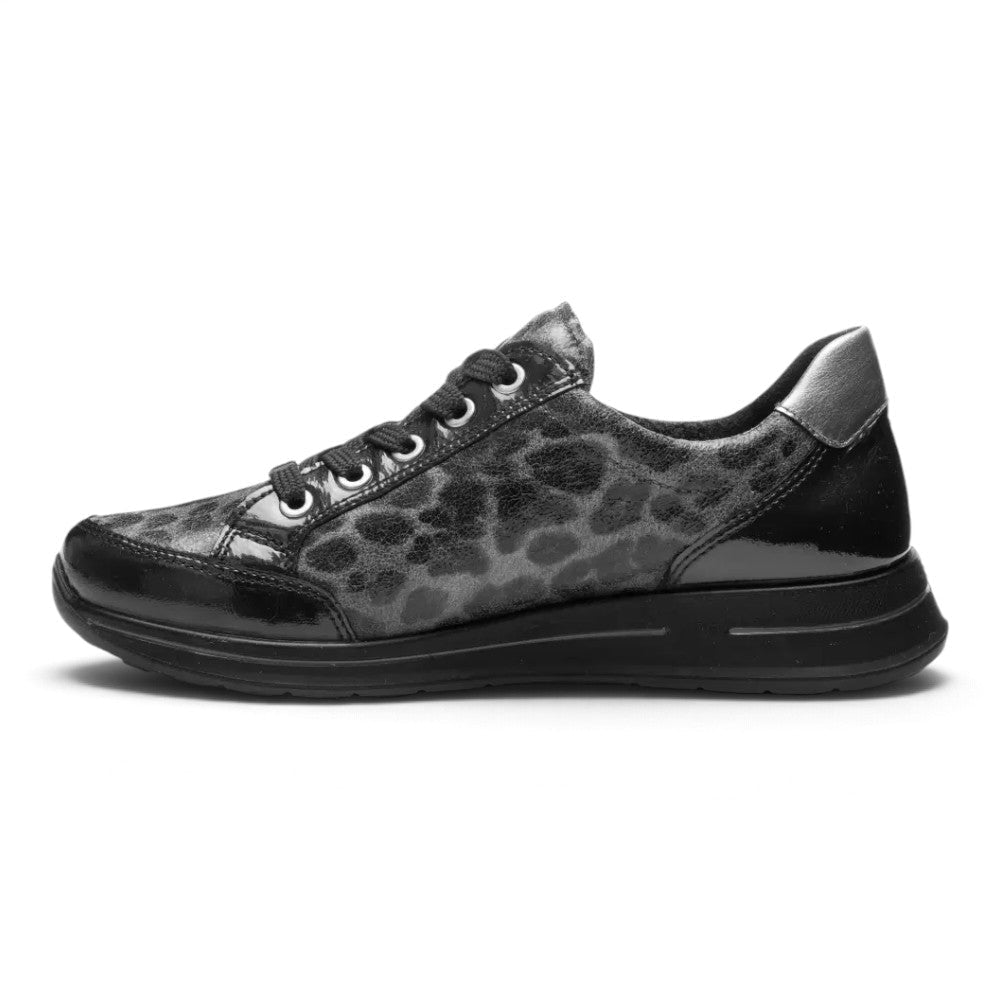 Ara Women's Oleanna Sneaker - Black Leopard