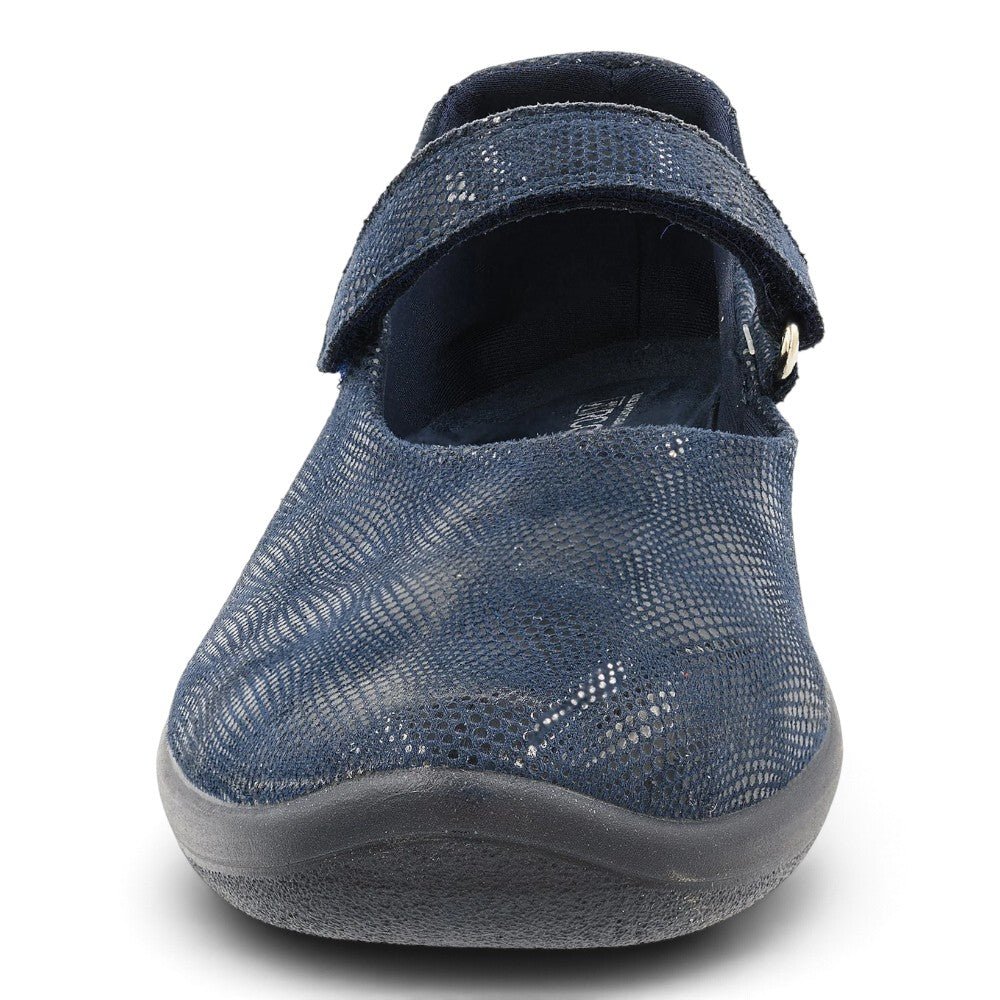 Arcopedico Women's Estrela Flat - Navy Stardust