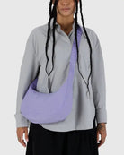 Baggu Medium Nylon Crescent Bag 47" w/Key Leash - Wisteria