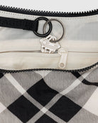 Baggu Medium Nylon Crescent Bag - Mixed Plaid