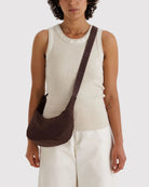 Baggu Small Nylon Crescent Bag - Coffee