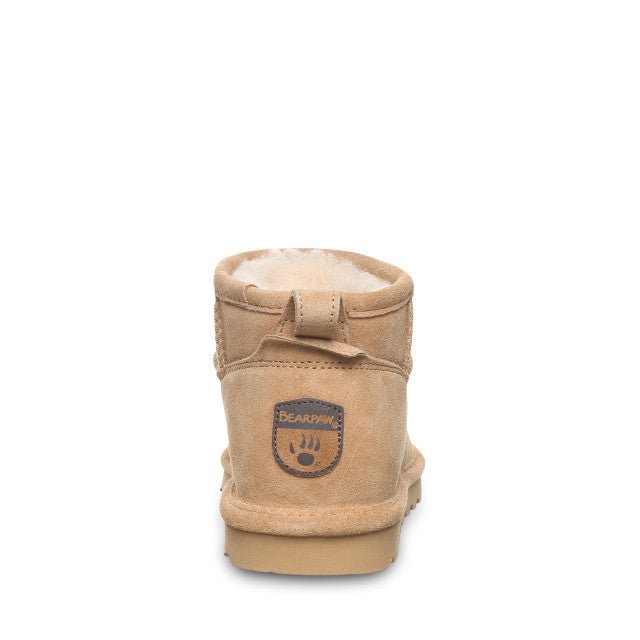 Bearpaw Shorty Boot – Iced Coffee, Warm Suede Ankle Boot – Seliga