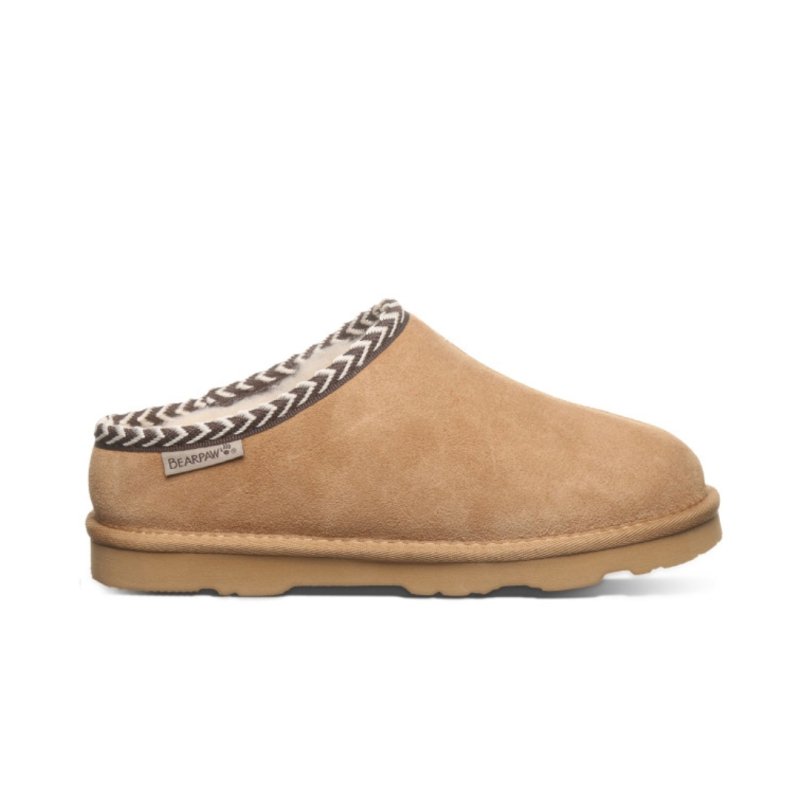 Bearpaw Women's Tabitha Mule Slippers Iced Coffee Suede – Seliga