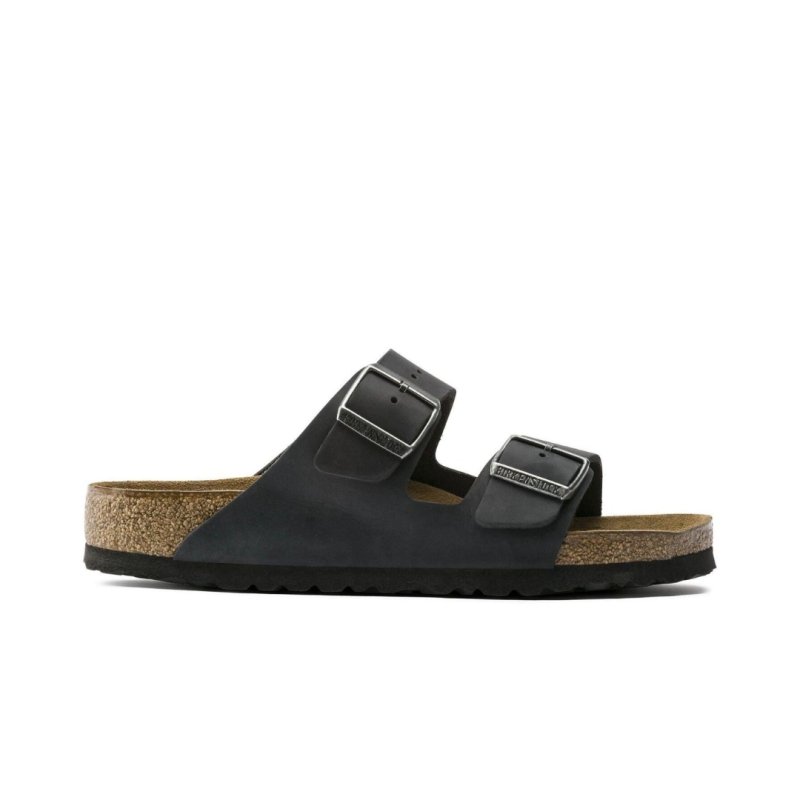 Birkenstock Arizona Soft Footbed - Black Oiled Leather