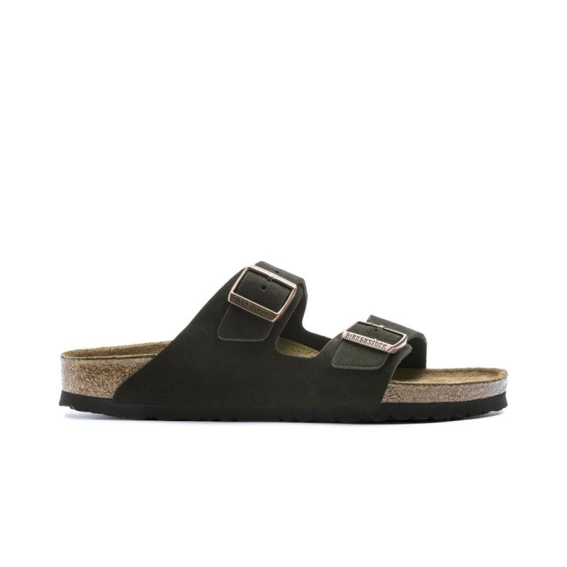 Birkenstock Arizona Mocha Suede Sandals | Soft Footbed  display picture 3