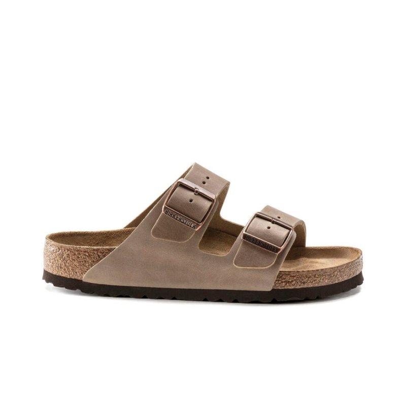 Birkenstock Arizona Tobacco Leather Sandals | Soft Footbed Comfort
