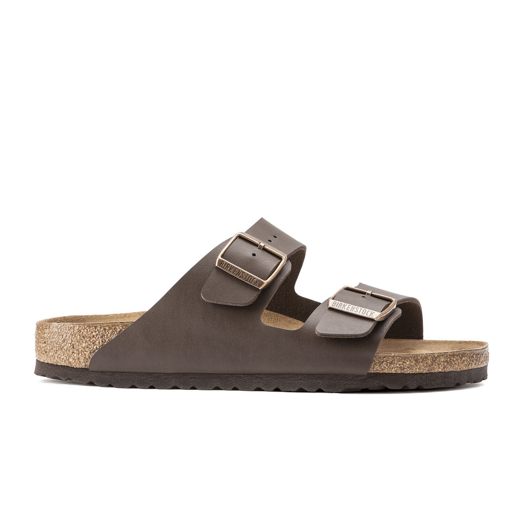 Birkenstock Arizona Two-Strap Sandals - Dark Brown Birko-Flor