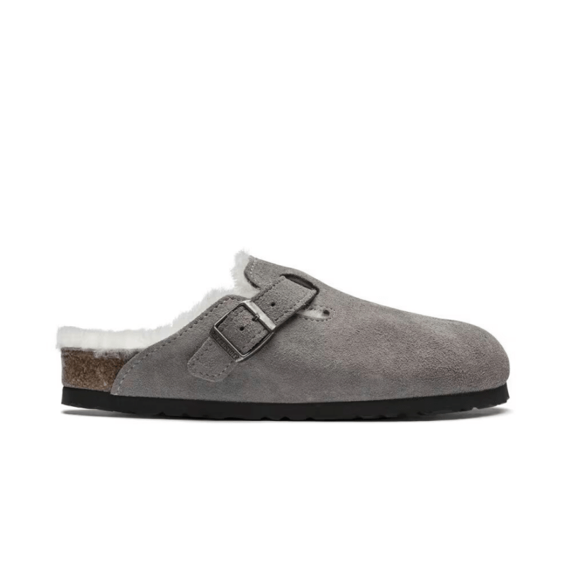 Birkenstock Boston Shearling - Stone Coin