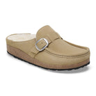 Birkenstock Buckley Shearling - Taupe Suede