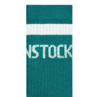 Birkenstock Cotton Crew Stripe Socks - Green