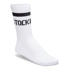 Birkenstock Cotton Crew Stripe Socks - White/Black