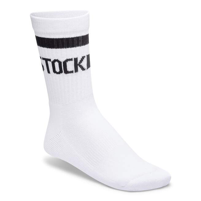 Seliga ShoesBirkenstock Cotton Crew Stripe Socks - White/Black