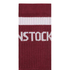 Birkenstock Cotton Crew Stripe Socks - Zinfandel