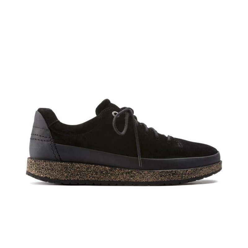 Birkenstock Honnef Low Sneakers – Black Suede Leather – Seliga Shoes