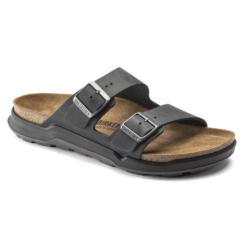 Birkenstock Men's Arizona Rugged - Black Oiled Leather