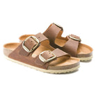 Birkenstock Women's Arizona Big Buckle Sandals - Cognac Leather