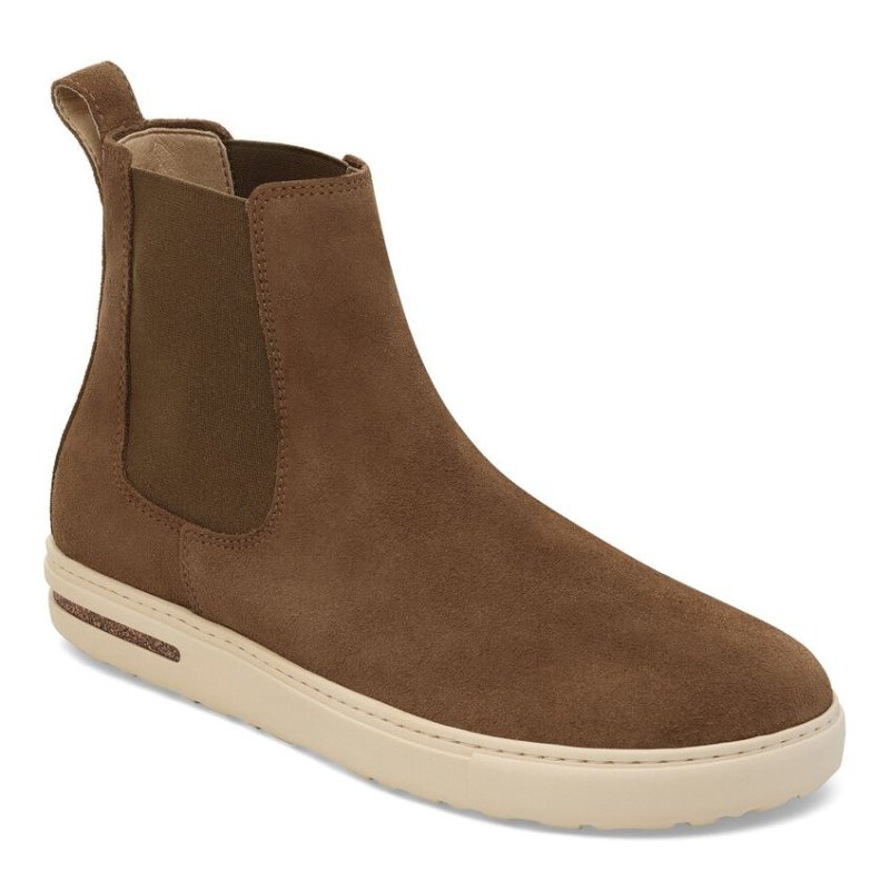Birkenstock Bend Chelsea Boot | Women's Dark Tea Suede – Seliga Shoes