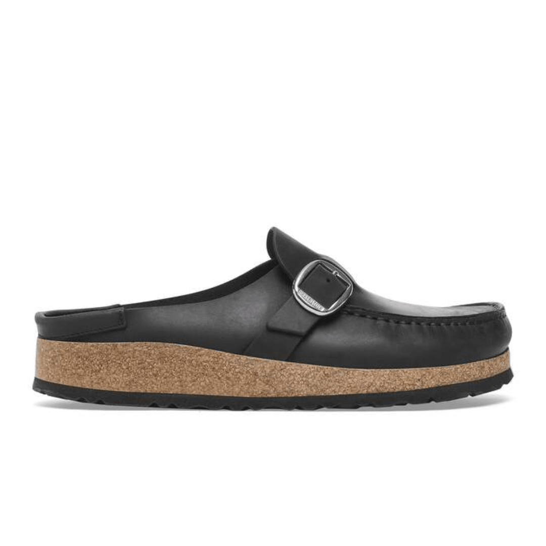 Birkenstock Women's Buckley Mule Clog - Black Oiled Leather