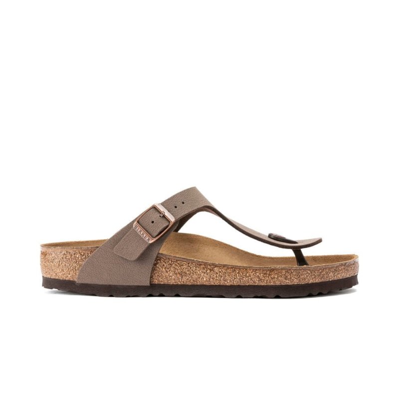 Birkenstock Women's Gizeh Sandals - Mocha Birkibuc – Seliga Shoes