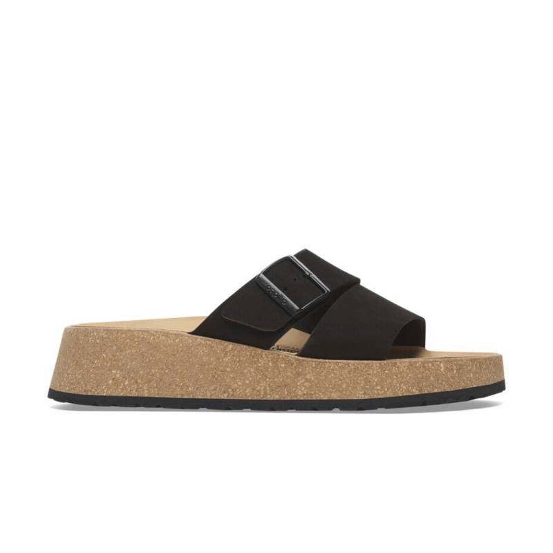 Birkenstock Women's Papillio Almina Sandal Black Nubuck – Seliga