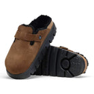 Seliga ShoesBirkenstock Women's Papillio Boston Chunky Shealing - Dark Tea/Black