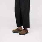 Seliga ShoesBirkenstock Women's Papillio Boston Chunky Shealing - Dark Tea/Black