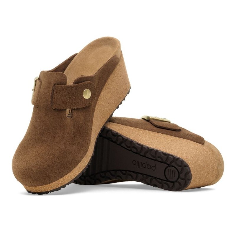 Birkenstock Women's Papillio Fanny - Dark Tea Suede