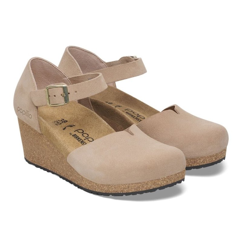 Seliga ShoesBirkenstock Women's Papillio Mary - Warm Sand Suede